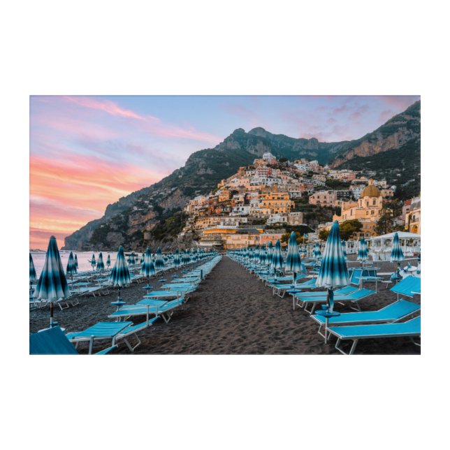 Coastline | Campania, Italy Acrylic Print (Front)