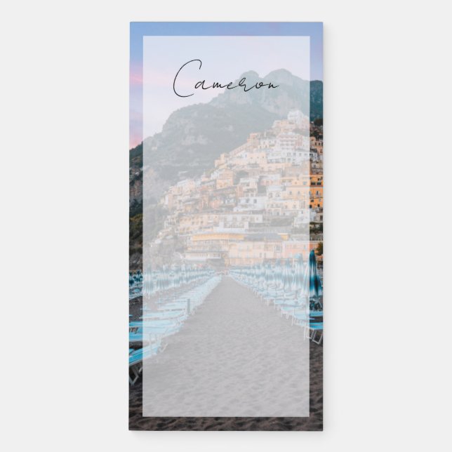 Coastline | Campania, Italy Magnetic Notepad (Front)