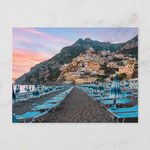 Coastline  Campania Italy Postcard