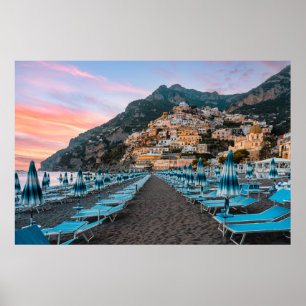 Coastline Campania, Italy Poster