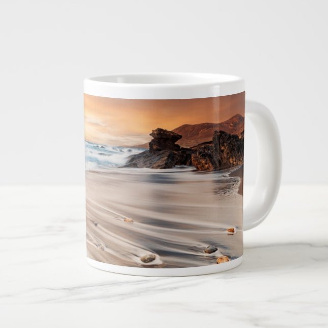 Coastline | Canary Islands, Spain Giant Coffee Mug (Front Right)