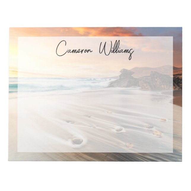 Coastline | Canary Islands, Spain Notepad (Front)