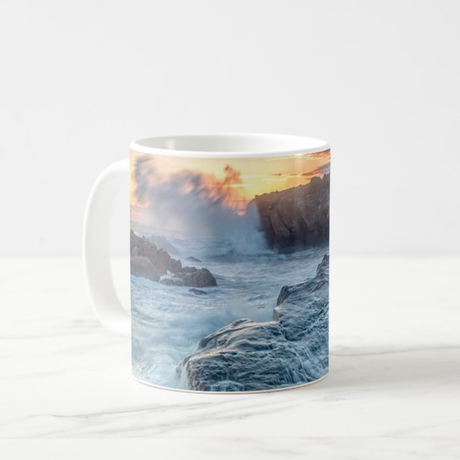 Coastline | Carmel California Coffee Mug (Front Left)
