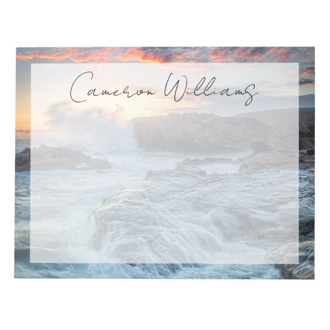 Coastline | Carmel California Notepad (Front)