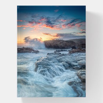 Coastline | Carmel California Paperweight by intothewild at Zazzle
