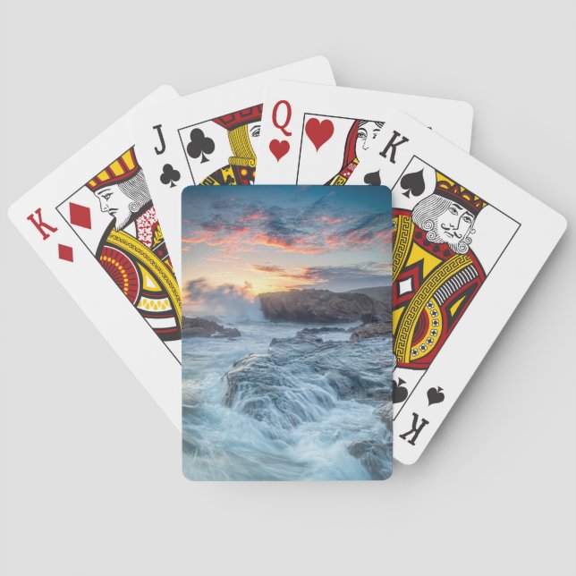 Coastline | Carmel California Poker Cards (Back)