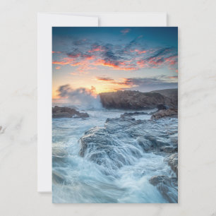 Coastline   Carmel California Thank You Card