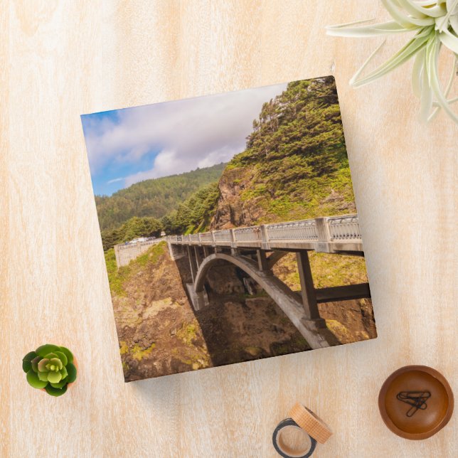 Coastline | Cook's Chasm, Yachats, Oregon 3 Ring Binder (In Situ)
