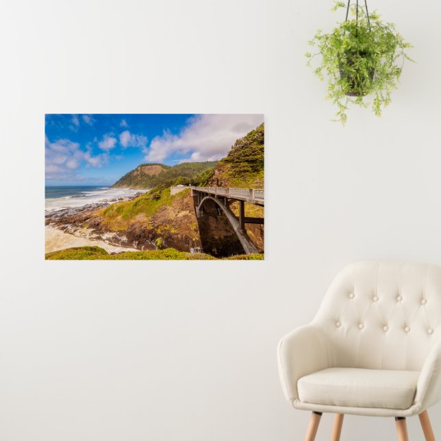 Coastline | Cook's Chasm, Yachats, Oregon Foam Board (In Situ (Wall))