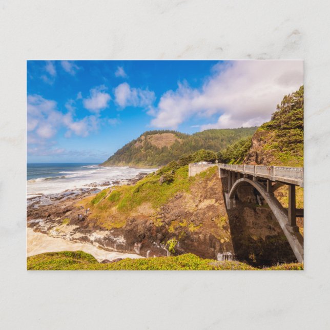 Coastline | Cook's Chasm, Yachats, Oregon Postcard (Front)
