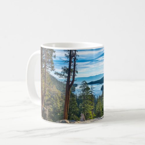 Coastline  Emerald Bay Lake Tahoe California Coffee Mug