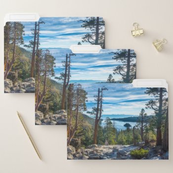 Coastline | Emerald Bay  Lake Tahoe  California File Folder by intothewild at Zazzle