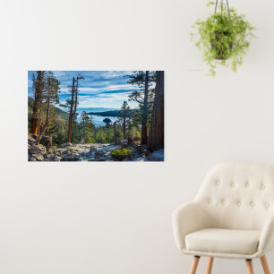 Coastline   Emerald Bay, Lake Tahoe, California Foam Board