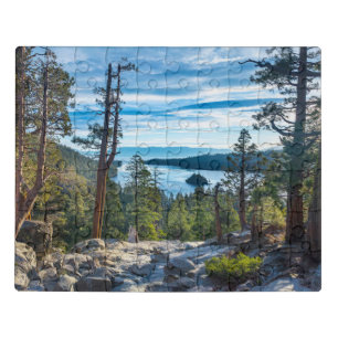 Coastline   Emerald Bay, Lake Tahoe, California Jigsaw Puzzle