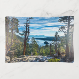 Coastline Emerald Bay, Lake Tahoe, California Trinket Tray