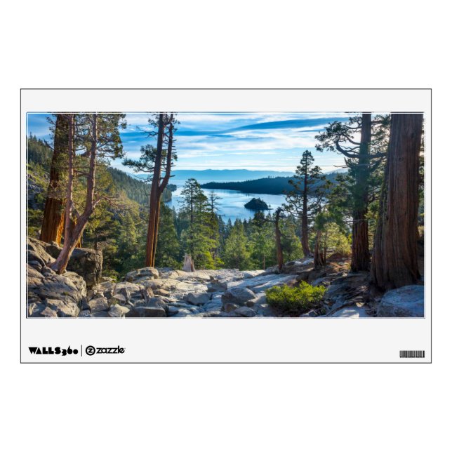Coastline | Emerald Bay, Lake Tahoe, California Wall Decal (Front)