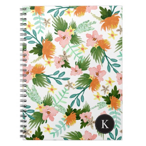 Coastline Floral Notebook