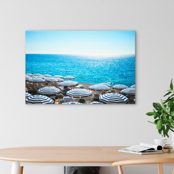Coastline | French Riviera  Nice France Canvas Print by intothewild at Zazzle