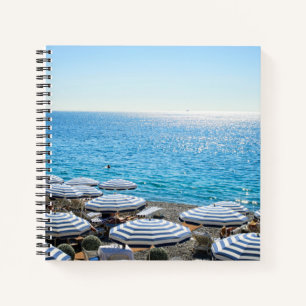Coastline French Riviera, Nice France Notebook