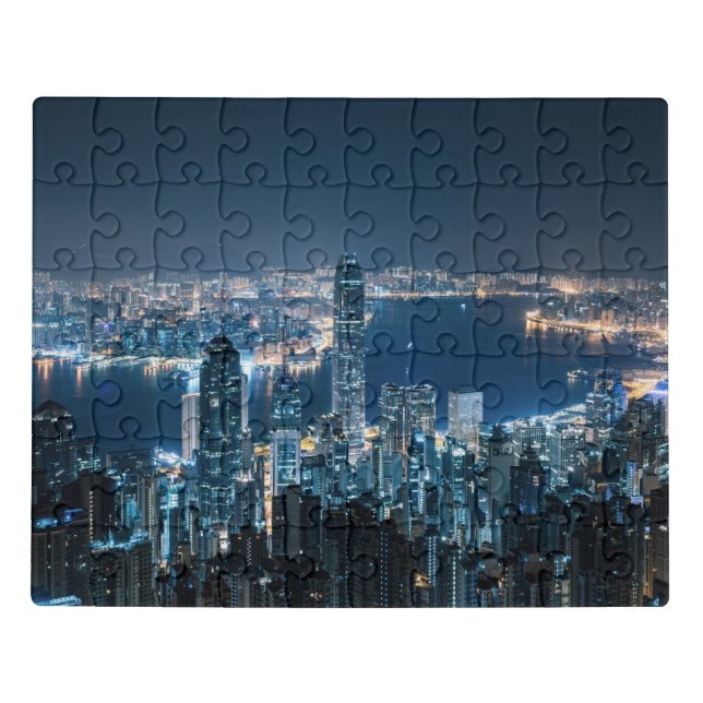 Coastline | Hong Kong Island, Asia Jigsaw Puzzle (Puzzle Horizontal)