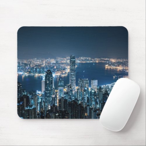 Coastline  Hong Kong Island Asia Mouse Pad