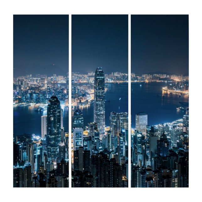 Coastline | Hong Kong Island, Asia Triptych (Front)