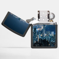 Coastline | Hong Kong Island, Asia Zippo Lighter