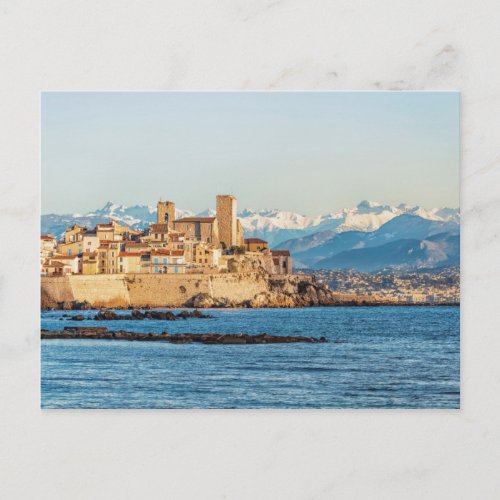 Coastline in Antibes Postcard