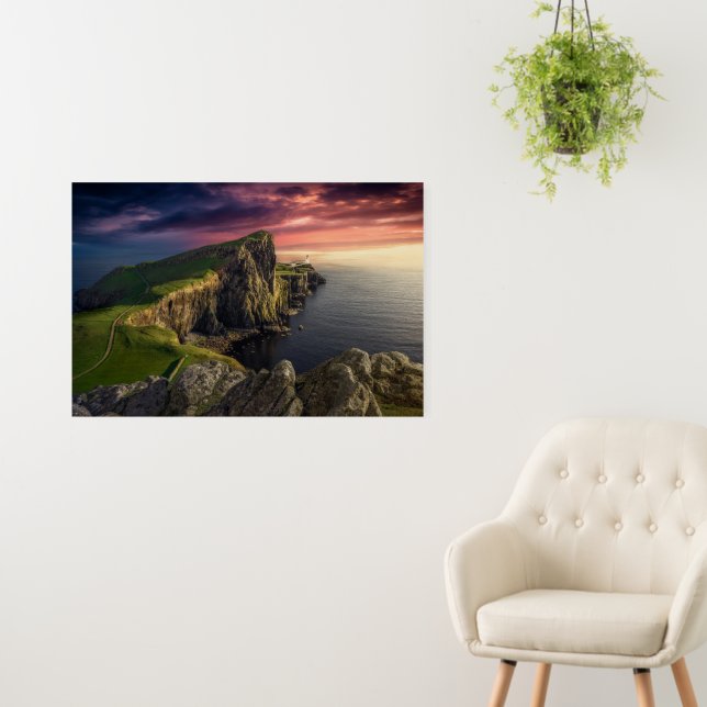 Coastline | Isle of Skye, Scotland Foam Board (In Situ (Wall))