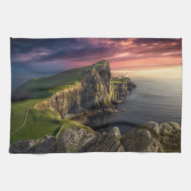 Coastline | Isle of Skye, Scotland Kitchen Towel (Horizontal)