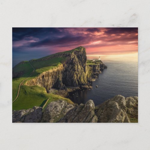 Coastline  Isle of Skye Scotland Postcard