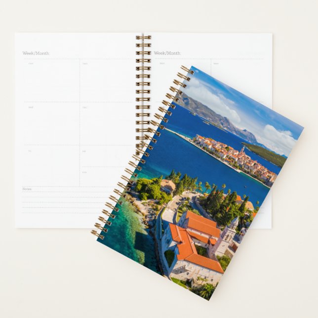 Coastline | Korcula Town, Korcula Island, Croatia Planner (Display)