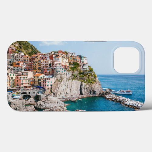 Coastline  Manarola Cinque Terre Liguria Italy iPhone 13 Case