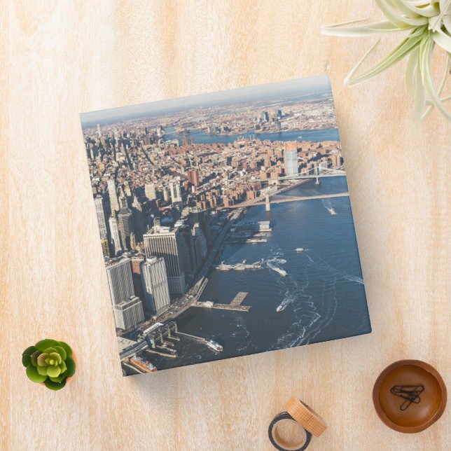 Coastline | Manhattan, New York City 3 Ring Binder (In Situ)