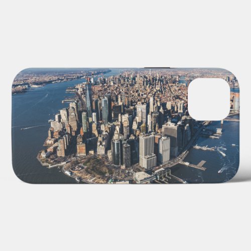 Coastline  Manhattan New York City iPhone 13 Case