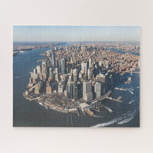 Coastline  Manhattan New York City Jigsaw Puzzle