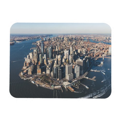 Coastline  Manhattan New York City Magnet