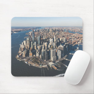 Coastline   Manhattan, New York City Mouse Pad
