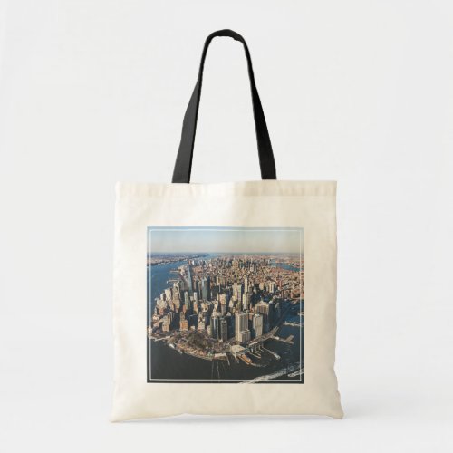 Coastline  Manhattan New York City Tote Bag