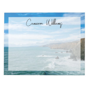 Coastline Marin Headlands, California Notepad