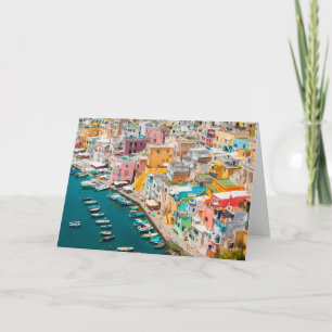 Coastline Naples Italy Card