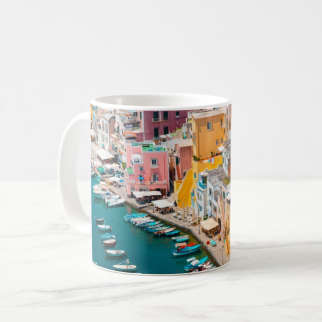 Coastline | Naples Italy Coffee Mug (Front Left)