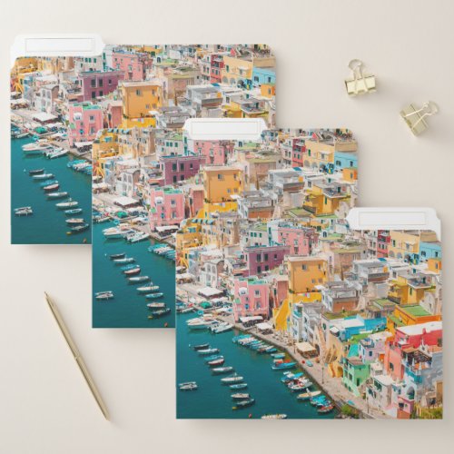 Coastline  Naples Italy File Folder