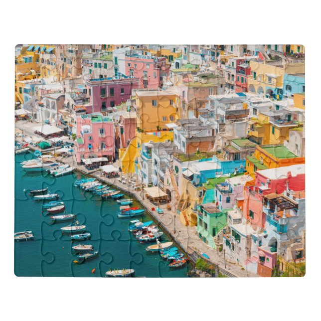 Coastline | Naples Italy Jigsaw Puzzle (Puzzle Horizontal)