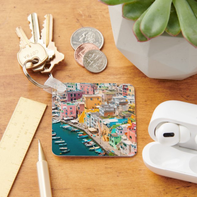 Coastline | Naples Italy Keychain (Desk)