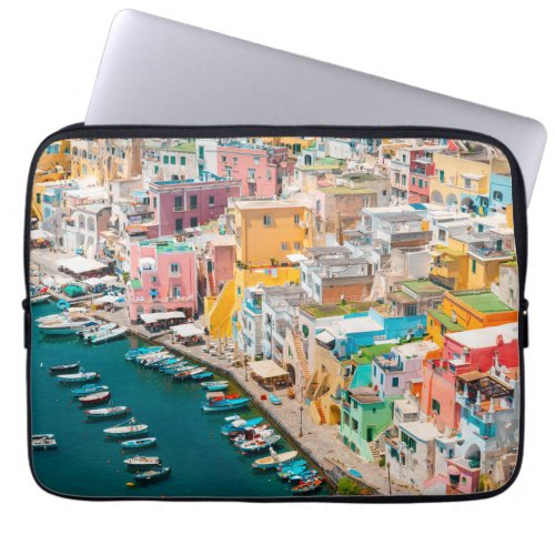 Coastline  Naples Italy Laptop Sleeve