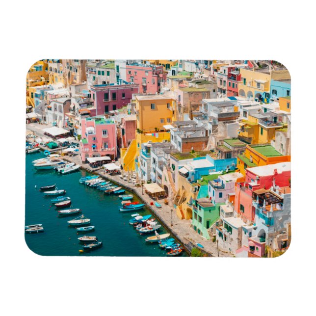 Coastline | Naples Italy Magnet (Horizontal)