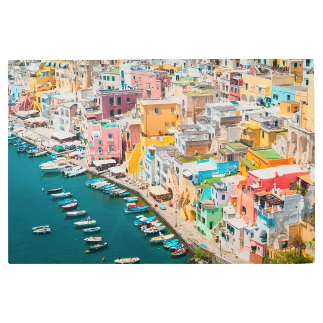 Coastline | Naples Italy Metal Print (Front)