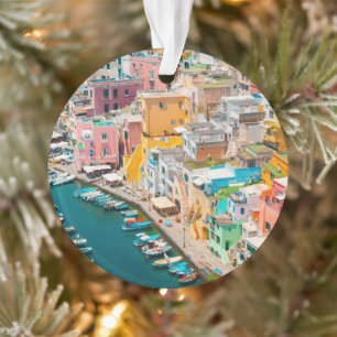 Coastline Naples Italy Ornament