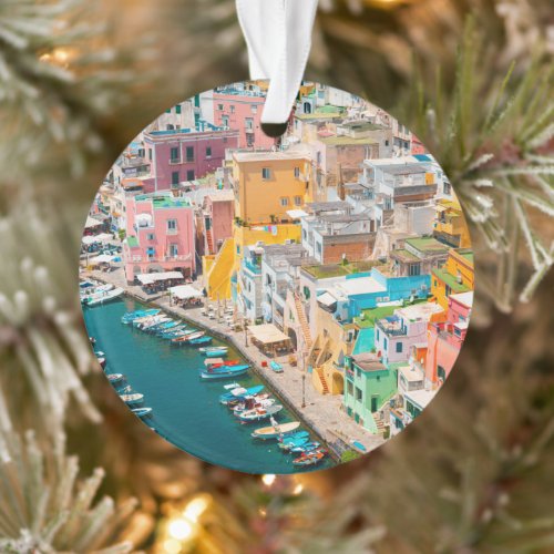 Coastline  Naples Italy Ornament